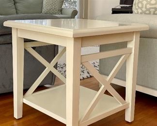 Item 18:  (2) Side Tables - 24"l x 24"w x 24"h:  $145/Each