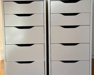 Item 40:  (2) Multi-Drawer Storage Cabinets - 14.25"l x 23"w x 27.75"h:  $68/Each