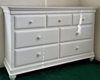 Item 45:  Smartstuff Dresser (White) - 56"l x 18"w x 35"h:  $225