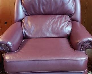 Leather barcalounger