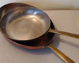 Vintage Paul Revere copper pans
