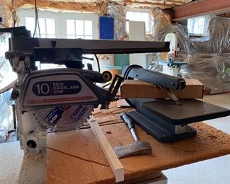 10-inch radial arm saw.