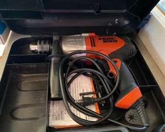 Black & Decker drill.