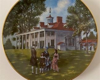Mount Vernon collector plate.