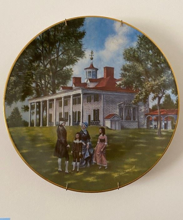 Mount Vernon collector plate.