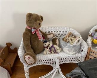 Huge selection of dolls.