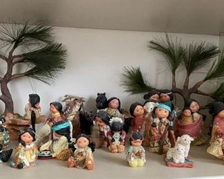 Native American figures.