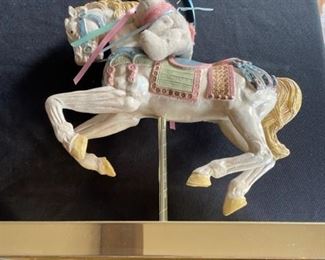 Carousel horse.