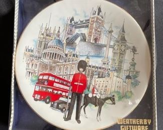 British plate in box.