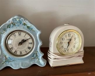 Vintage clocks.