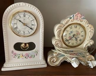 Vintage clocks.