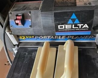 Delta 12 1/2" portable planer.