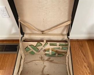Vintage suitcase.