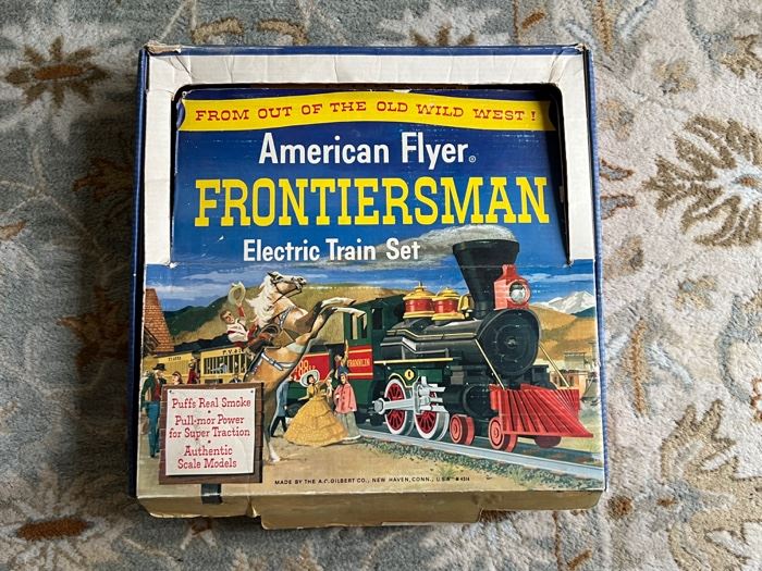 American Flyer Frontiersman train set in box 
