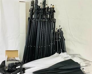 Ct205 Photography Light TriPods With Umbrellas