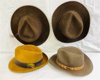 Jema308 Pendleton Wool Felt Hats Penney Towncraft Fedora