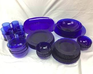 Jema813 Duralex Rivage Cobalt Colored Glass More