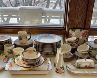 Franciscan “Desert Rose” China Set and Serving pieces 