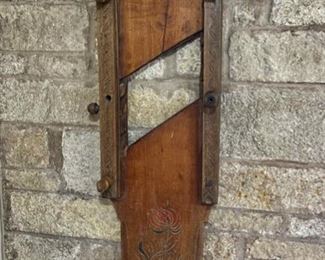 Believe to be Antique Kraut Cutter dated 1812    Size: 49” x 12”
