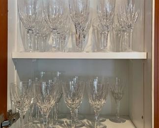 Atlantis Cut  Glass "Fantasy" Wine Glasses, 30 Pieces 