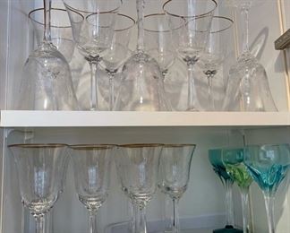 Lenox "Fontaine" Wine Glasses 