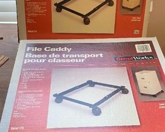 Steel Works File Cabinet Caddies (2 NIB),