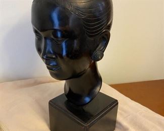 VIETNAMESE WOMAN’S HEAD SCULPTURE (MARKED),