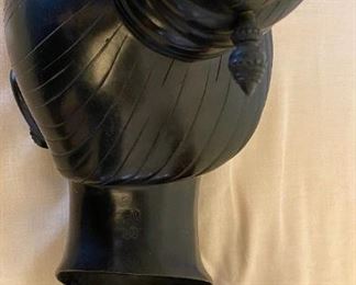 VIETNAMESE WOMAN’S HEAD SCULPTURE (MARKED),