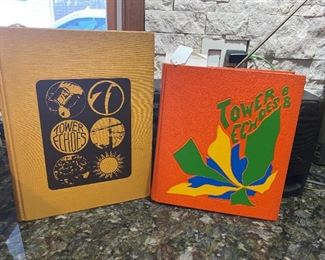 1968 & 1970 Tower Echoes Yearbooks,