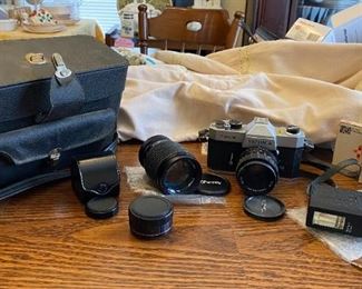 YASHICA Camera - Lenses & Case,