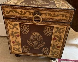 metal decor storage box