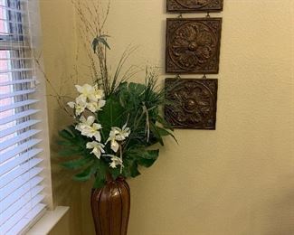 high end floral and decor throughout this home