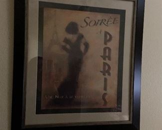 Paris framed art
