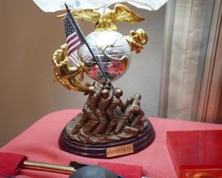 Iwo Jima Marine lamp