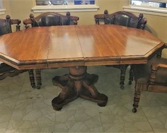 Dining table and chairs