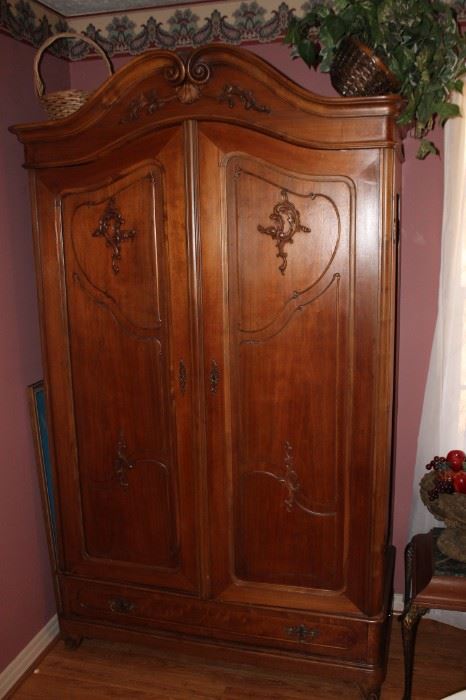 French Walnut Armoire 