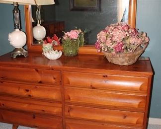 Mid-Century Franklin Shockey Pine Dresser