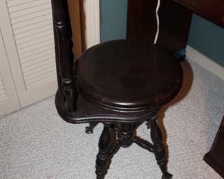 Antique Organ Stool