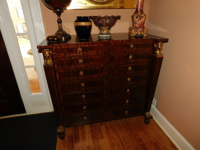 Maitland Smith Gilded Cabinet
