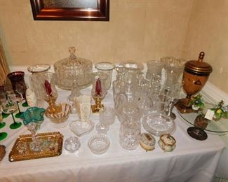 Fine Quality Crystal Decanters - Vases -Cake Plates More