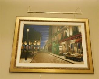 Liudmila Kondakovw Lithograph Paris  Nocturne