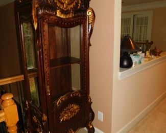 Gilded Lighted Curio