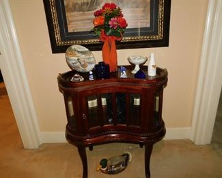 Mahogany Curio Table