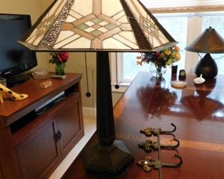 Leaded Glass Lamp