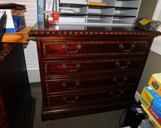 Mahogany Lateral File Cabinet