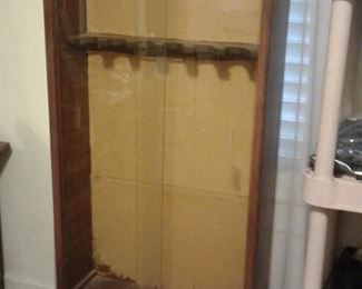 WOODEN GUN CABINET