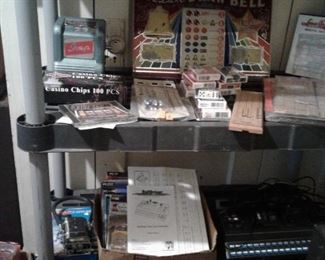 GAMES AND RAILROAD ITEMS