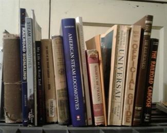 BOOKS ON RAILROADS AND TRAINS