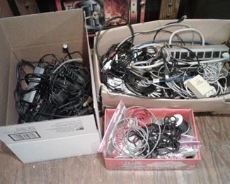 ELECTRONIC, COMPUTER AND AUDIO CORDS , CHARGERS AND POWER SUPPLIES