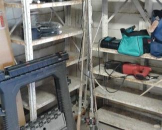 POWER TOOLS AND FISHING POLES